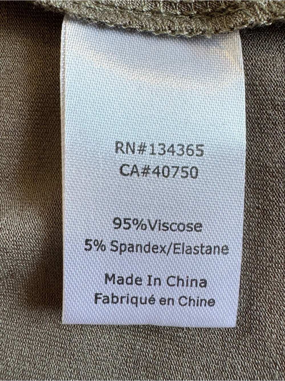 Marla Wynne Olive Green Soft Knit Tunic Top - Size Medium - Picture 9 of 9